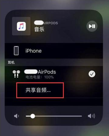 大丰镇苹果14音频维修点分享iPhone14音频共享设置方法 