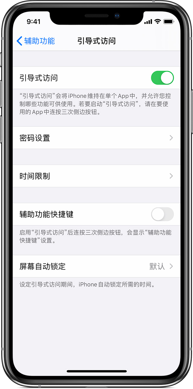 大丰镇苹果手机维修分享如何在 iPhone 上退出引导式访问 